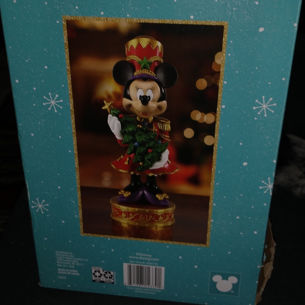 Disney Mickey Mouse Nutcracker Collectable- Red and Green